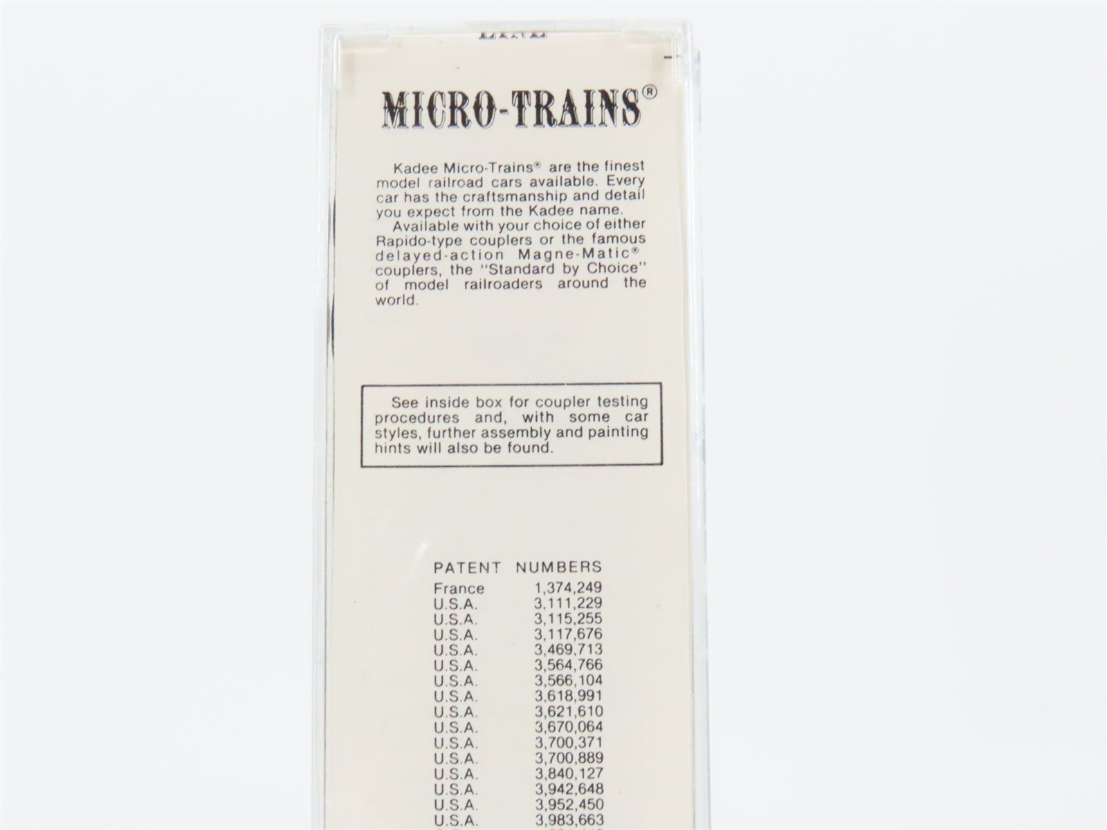 N Kadee Micro-Trains MTL 25250 VTR Vermont Railway 50' Box Car #3502 - Custom