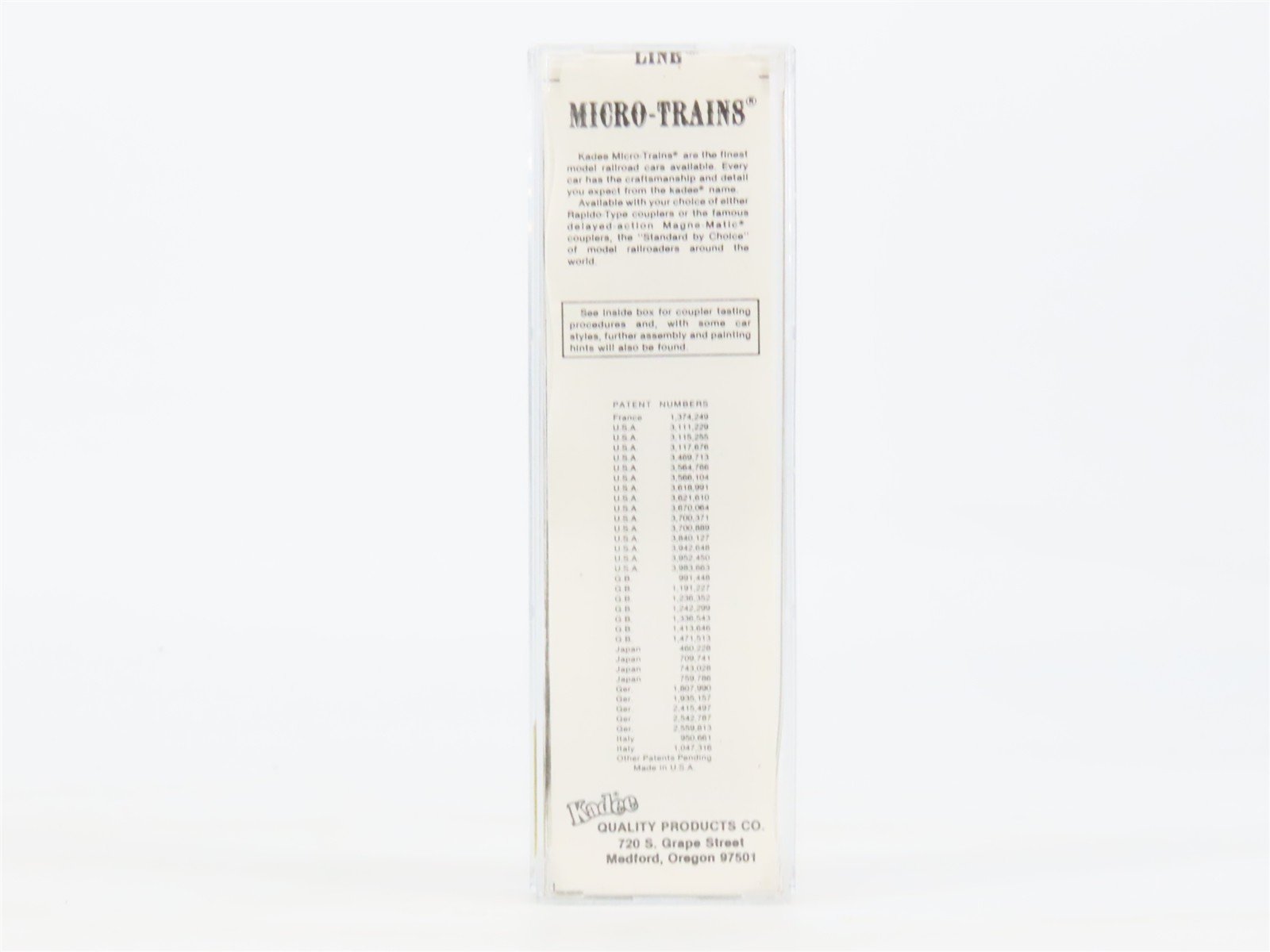 N Scale Kadee Micro-Trains MTL 25230 GBW Green Bay Route 50' Box Car #16089