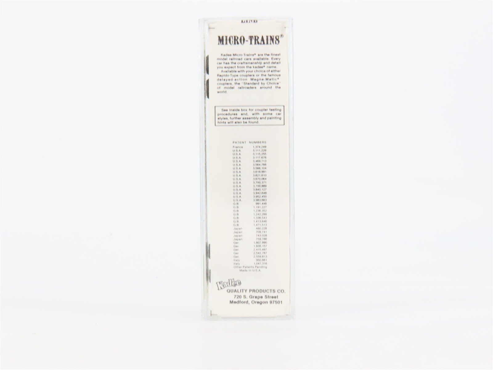 N Scale Kadee Micro-Trains MTL 25230 GBW Green Bay Route 50' Box Car #16089