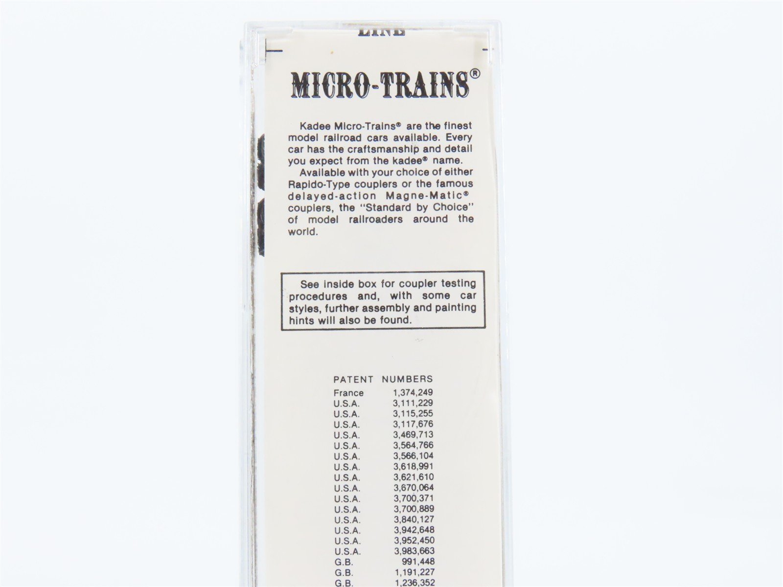 N Scale Kadee Micro-Trains MTL 25230 GBW Green Bay Route 50' Box Car #16089
