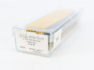 N Scale Kadee Micro-Trains MTL 25230 GBW Green Bay Route 50' Box Car #16089