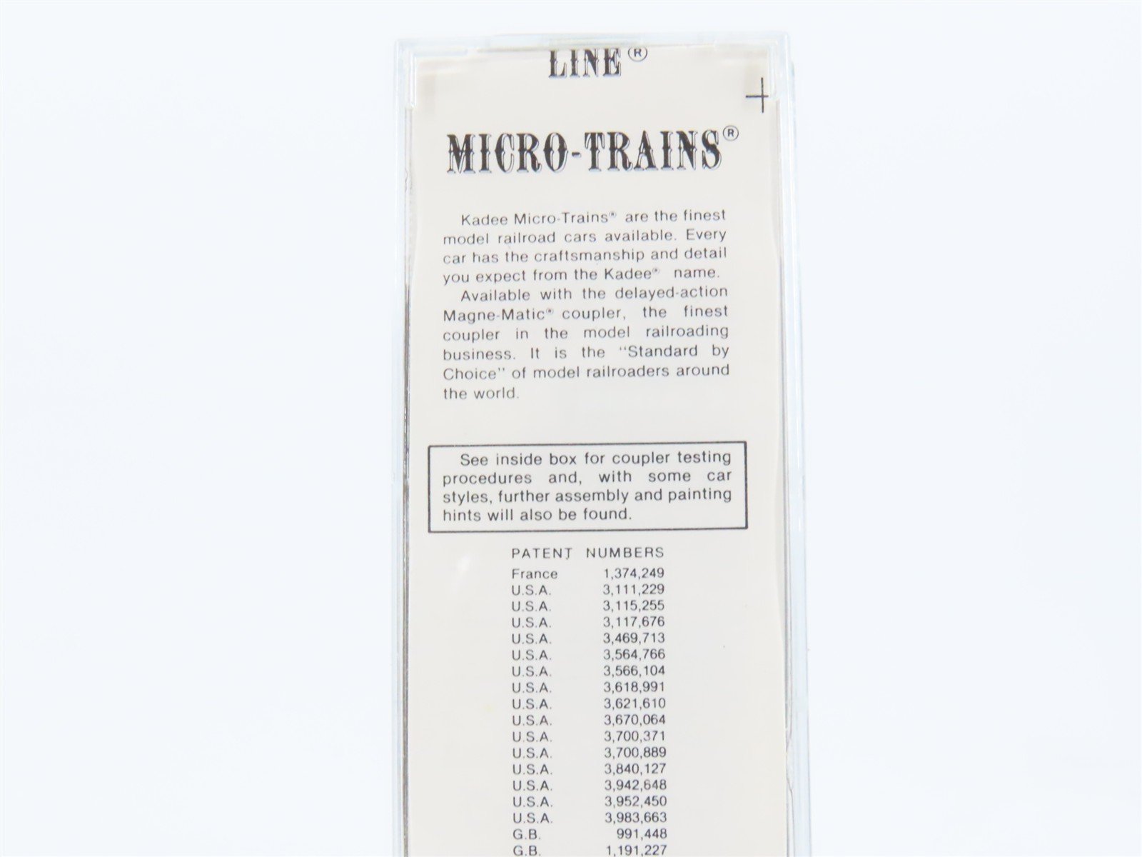 N Kadee Micro-Trains MTL 20760 SP Southern Pacific Overnights 40' Boxcar #163058
