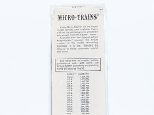 N Kadee Micro-Trains MTL 20760 SP Southern Pacific Overnights 40' Boxcar #163058