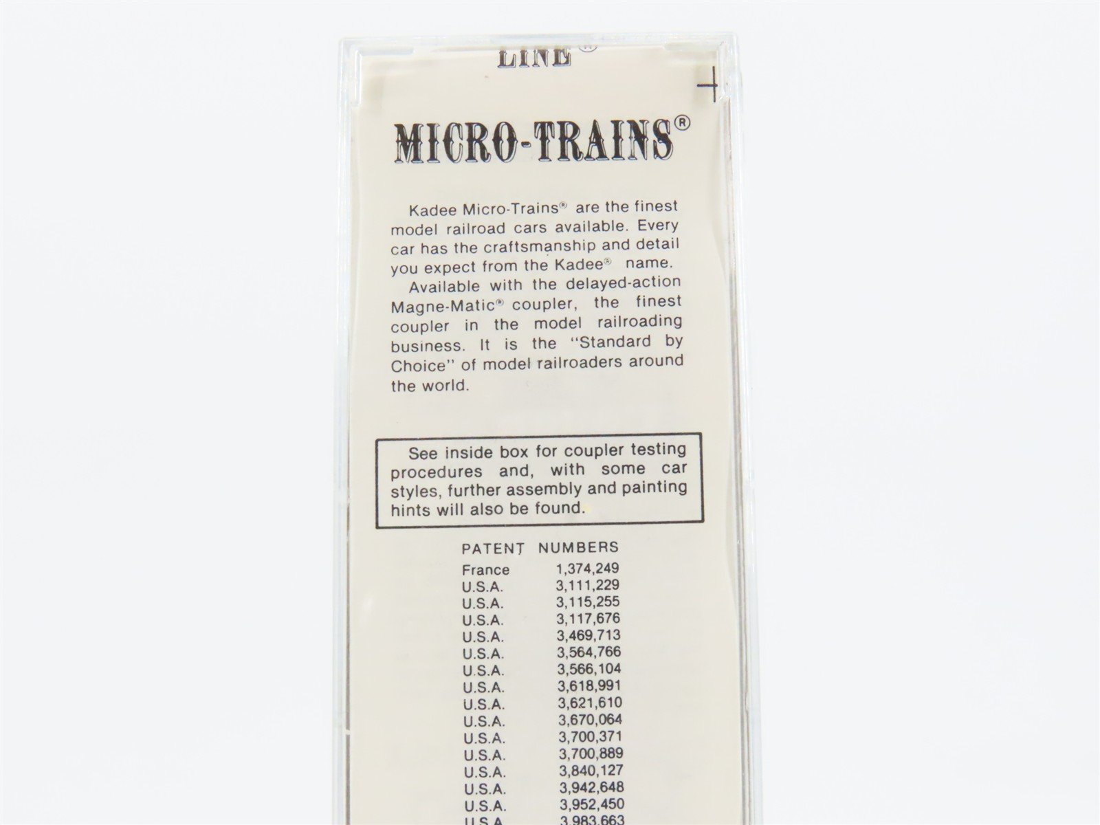 N Kadee Micro-Trains MTL 20760 SP Southern Pacific Overnights 40' Boxcar #163058