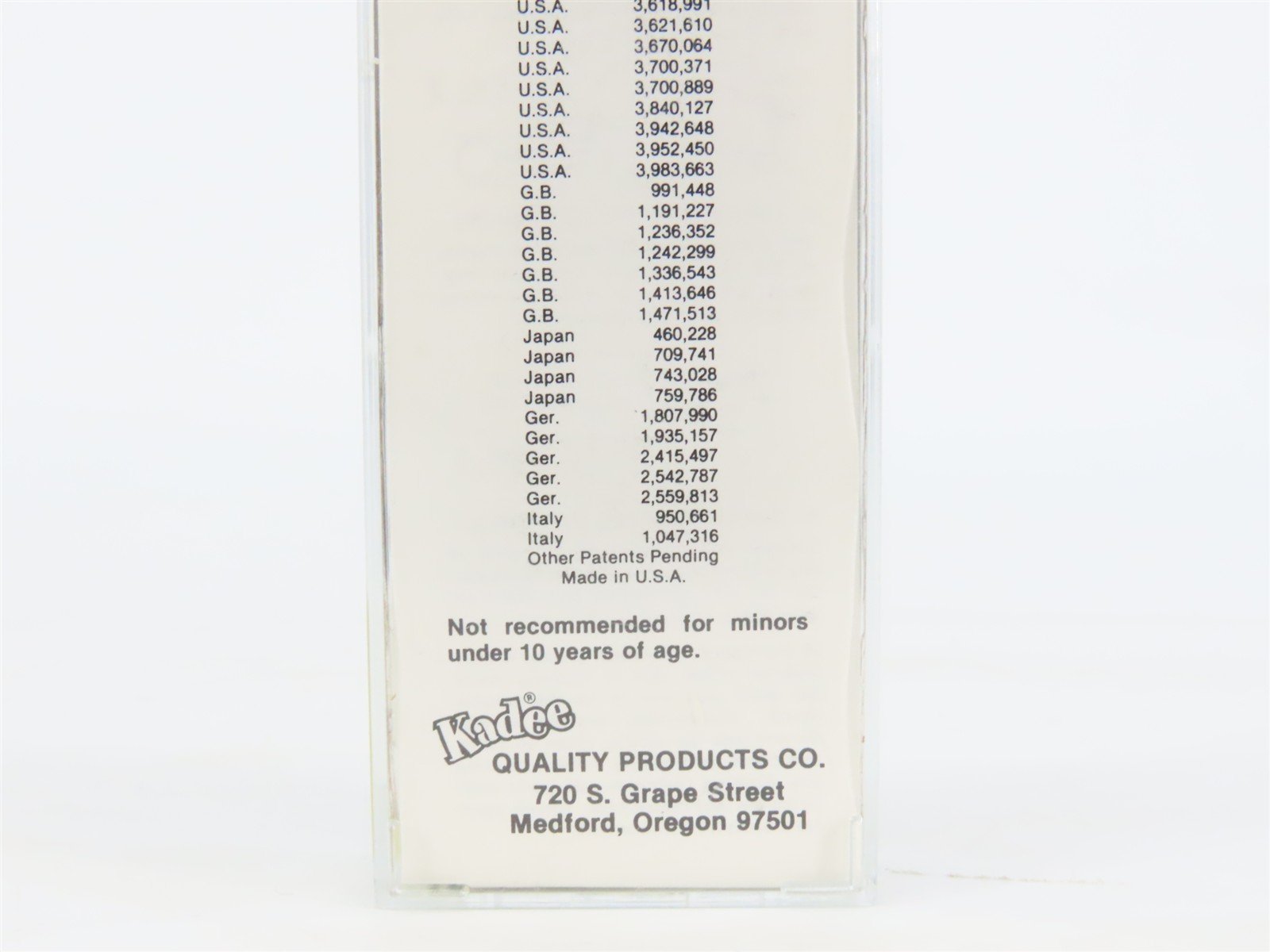 N Kadee Micro-Trains MTL 20760 SP Southern Pacific Overnights 40' Boxcar #163058