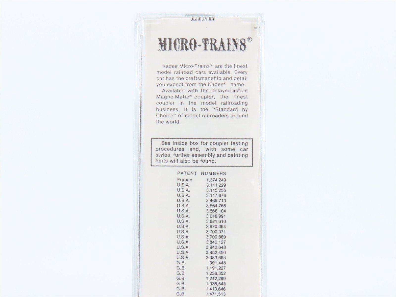 N Kadee Micro-Trains MTL 20760 SP Southern Pacific Overnights 40' Boxcar #163058