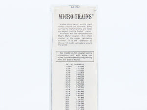 N Kadee Micro-Trains MTL 20760 SP Southern Pacific Overnights 40' Boxcar #163058