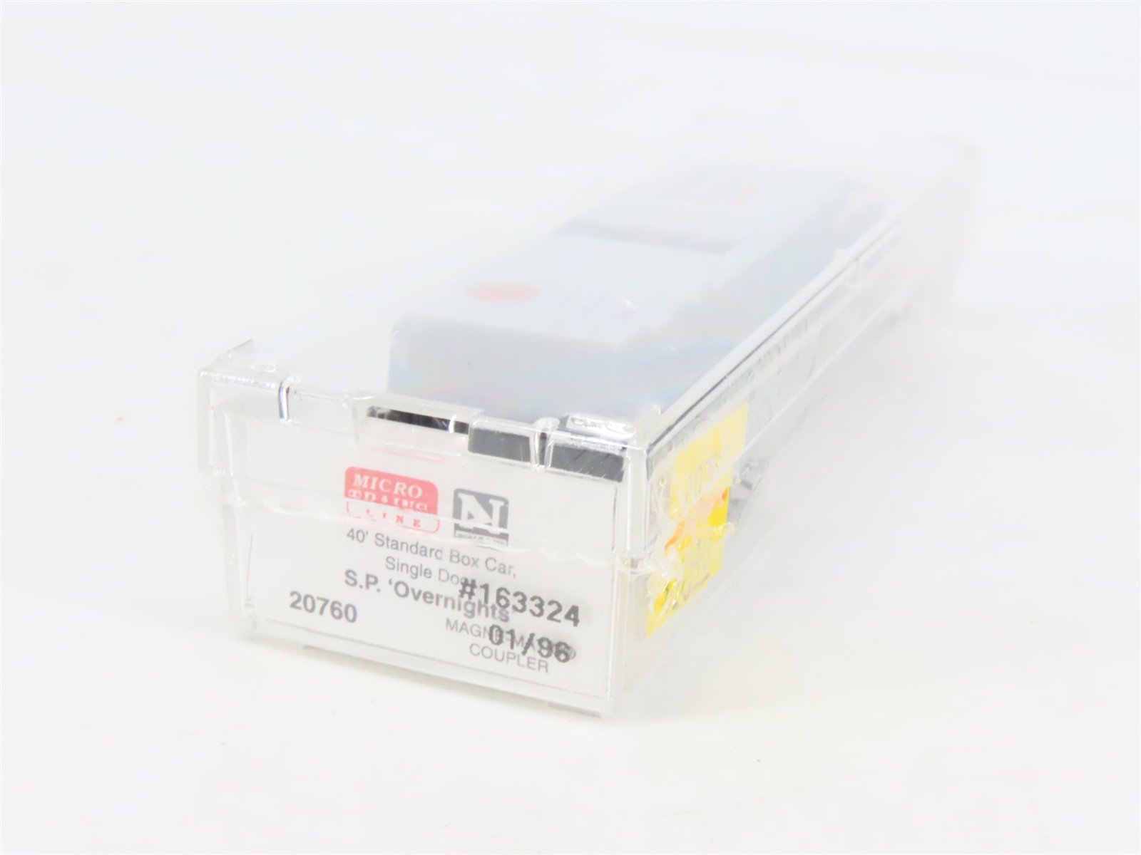 N Scale Micro-Trains MTL 20760 SP Southern Pacific Overnights 40' Boxcar #163324