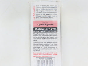 N Scale Micro-Trains MTL 20760 SP Southern Pacific Overnights 40' Boxcar #163324