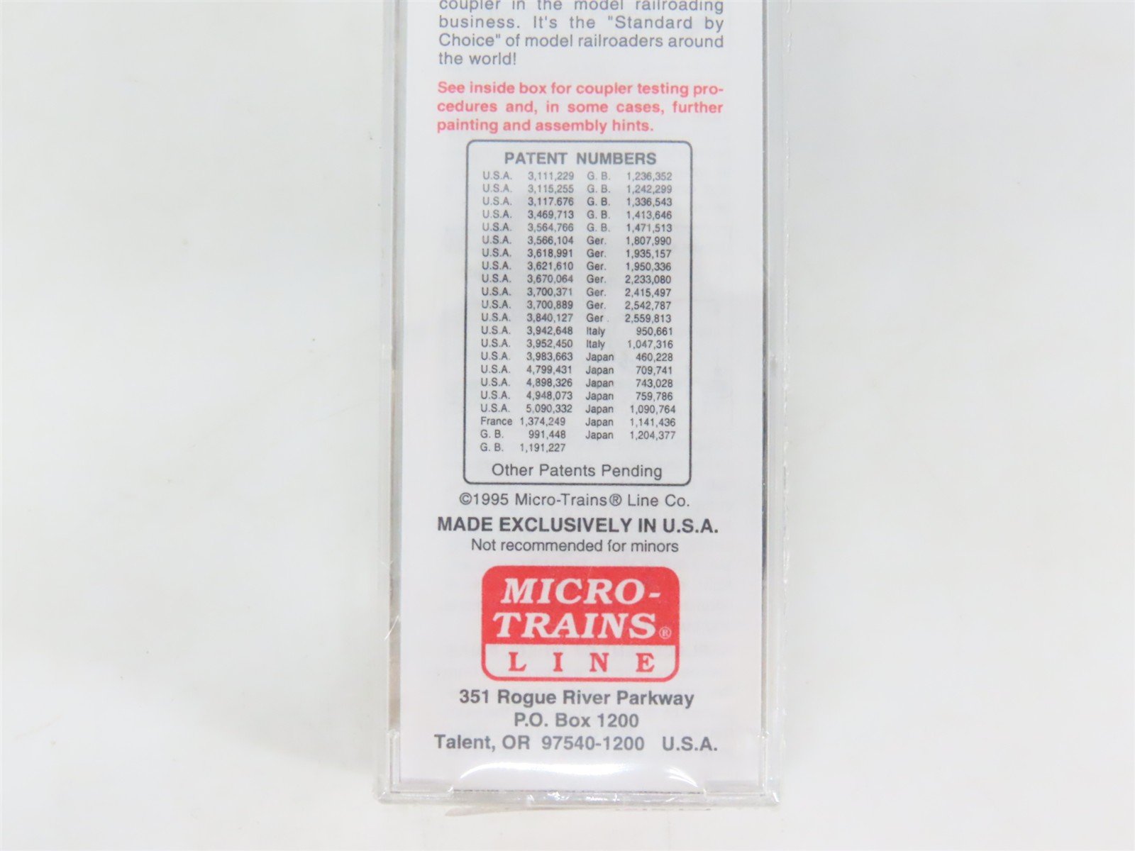 N Scale Micro-Trains MTL 20760 SP Southern Pacific Overnights 40' Boxcar #163324