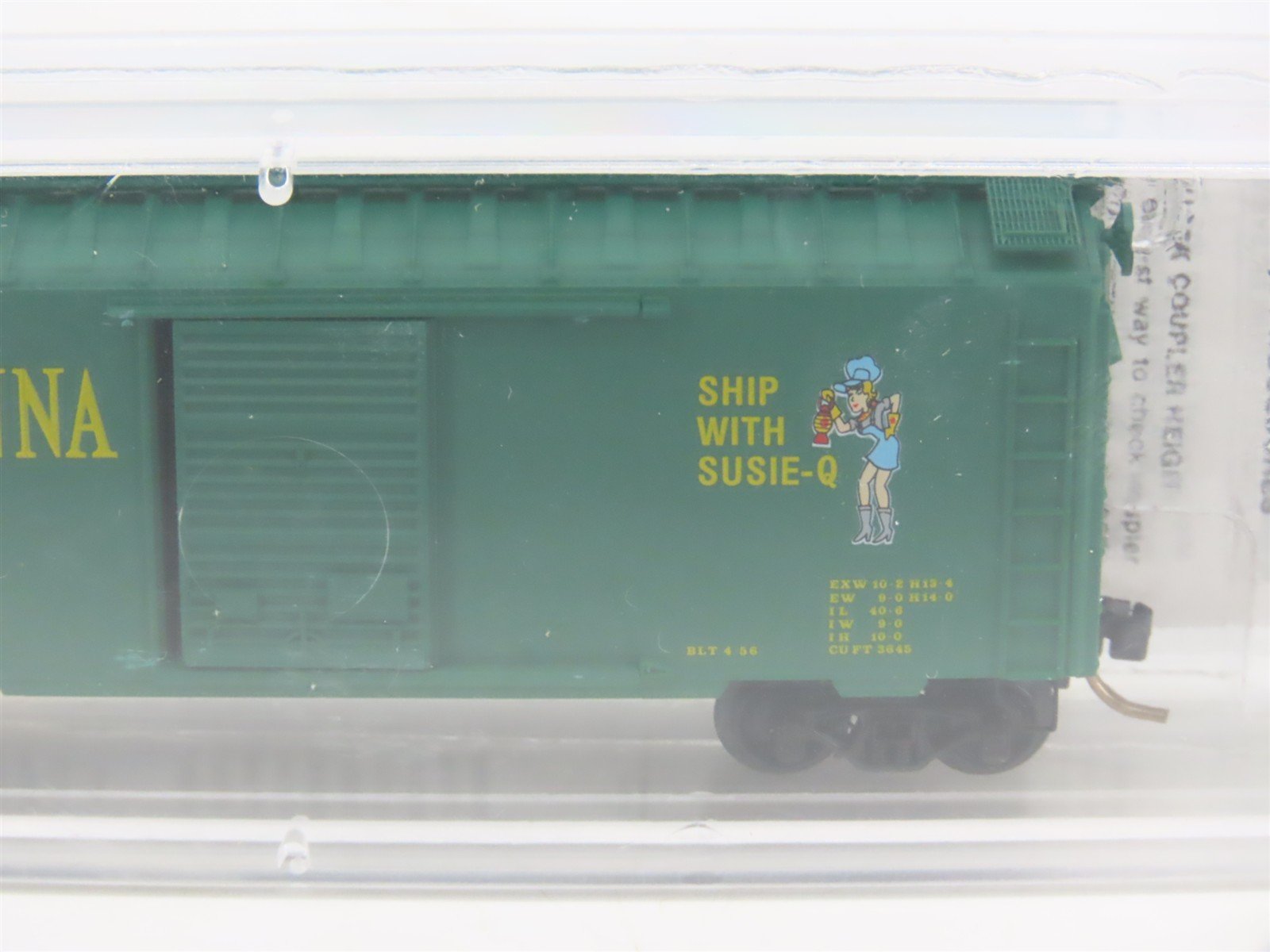N Scale Micro-Trains MTL 20670 NYSW Susquehanna Susie Q 40' Box Car #504