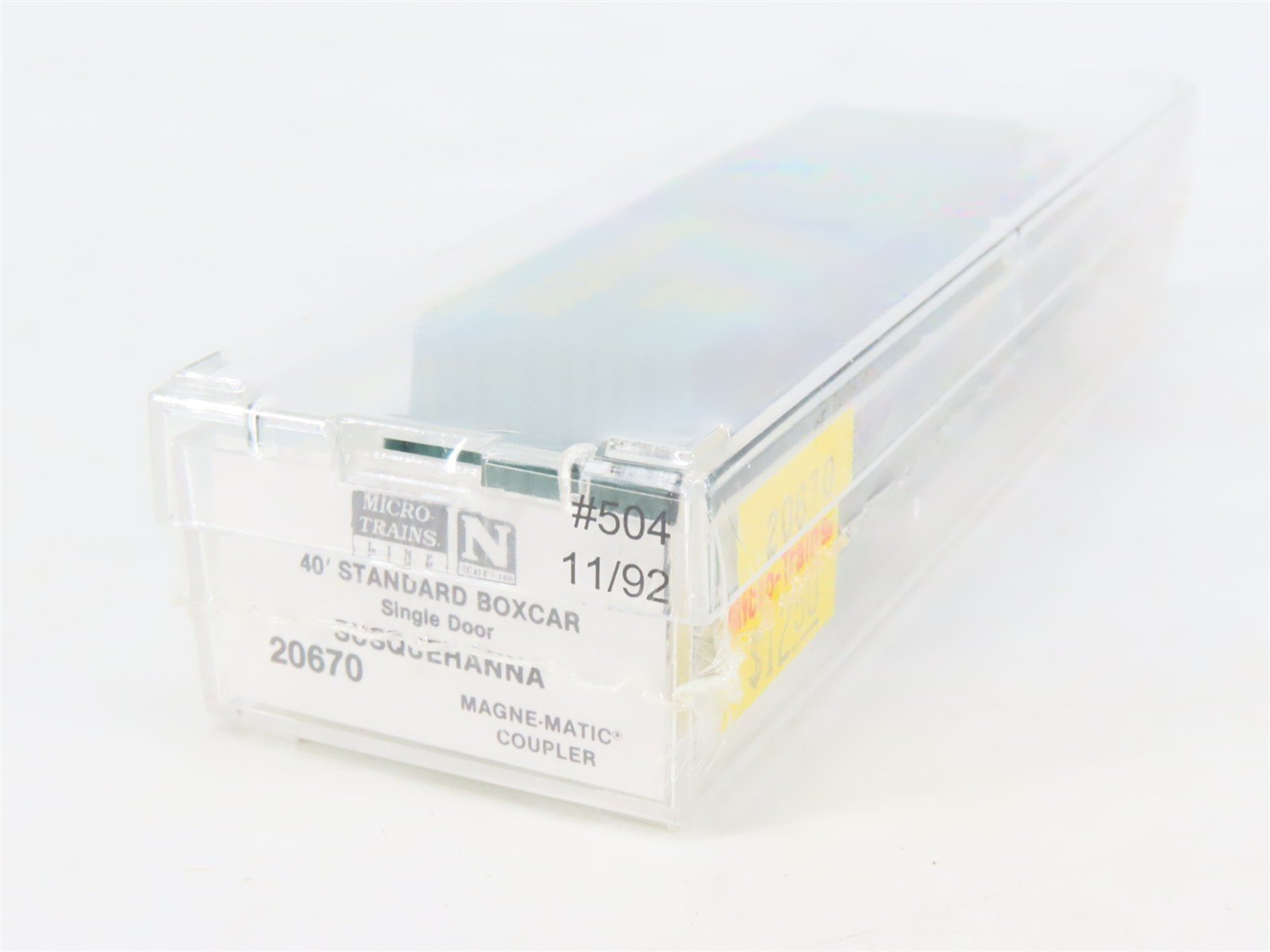 N Scale Micro-Trains MTL 20670 NYSW Susquehanna Susie Q 40' Box Car #504