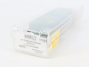 N Scale Micro-Trains MTL 20670 NYSW Susquehanna Susie Q 40' Box Car #504