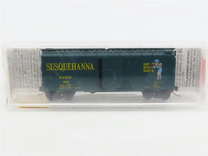 N Scale Micro-Trains MTL 20670 NYSW Susquehanna Susie Q 40' Box Car #508