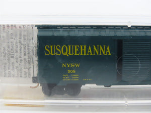N Scale Micro-Trains MTL 20670 NYSW Susquehanna Susie Q 40' Box Car #508