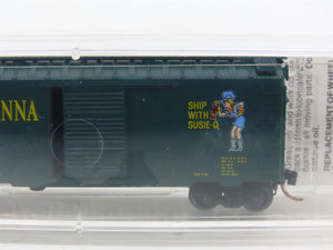 N Scale Micro-Trains MTL 20670 NYSW Susquehanna Susie Q 40' Box Car #508