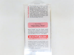N Scale Micro-Trains MTL 20670 NYSW Susquehanna Susie Q 40' Box Car #508