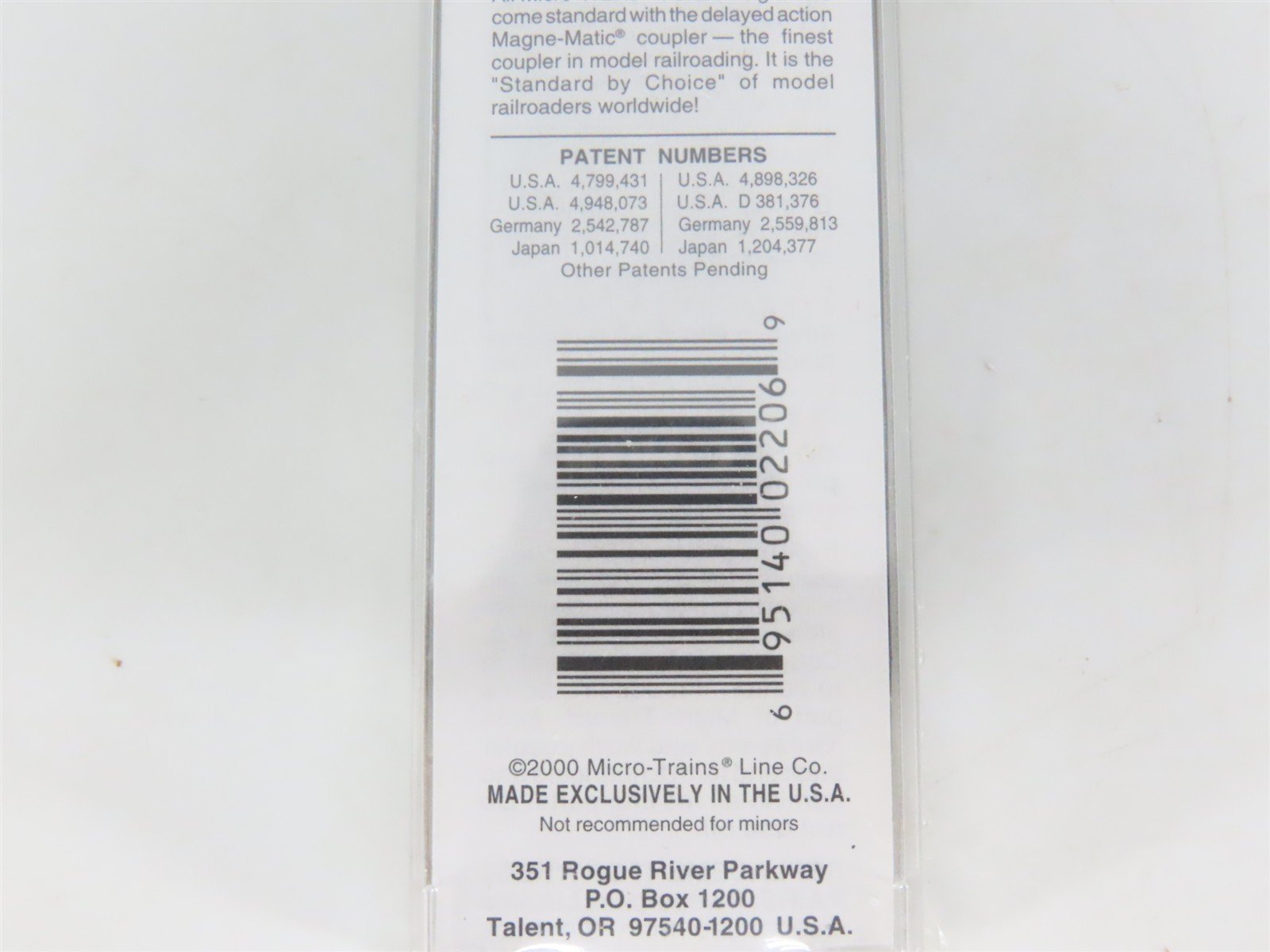 N Scale Micro-Trains MTL 20670 NYSW Susquehanna Susie Q 40' Box Car #508
