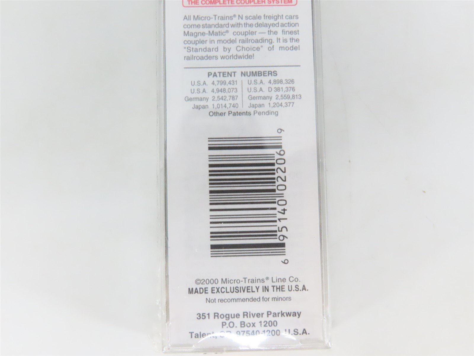 N Scale Micro-Trains MTL 20670 NYSW Susquehanna Susie Q 40' Box Car #508