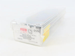 N Scale Micro-Trains MTL 20670 NYSW Susquehanna Susie Q 40' Box Car #508
