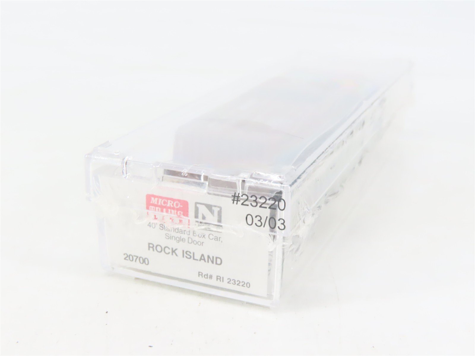 N Scale Micro-Trains MTL 20700 RI Route Of The Rockets 40' Box Car #23220