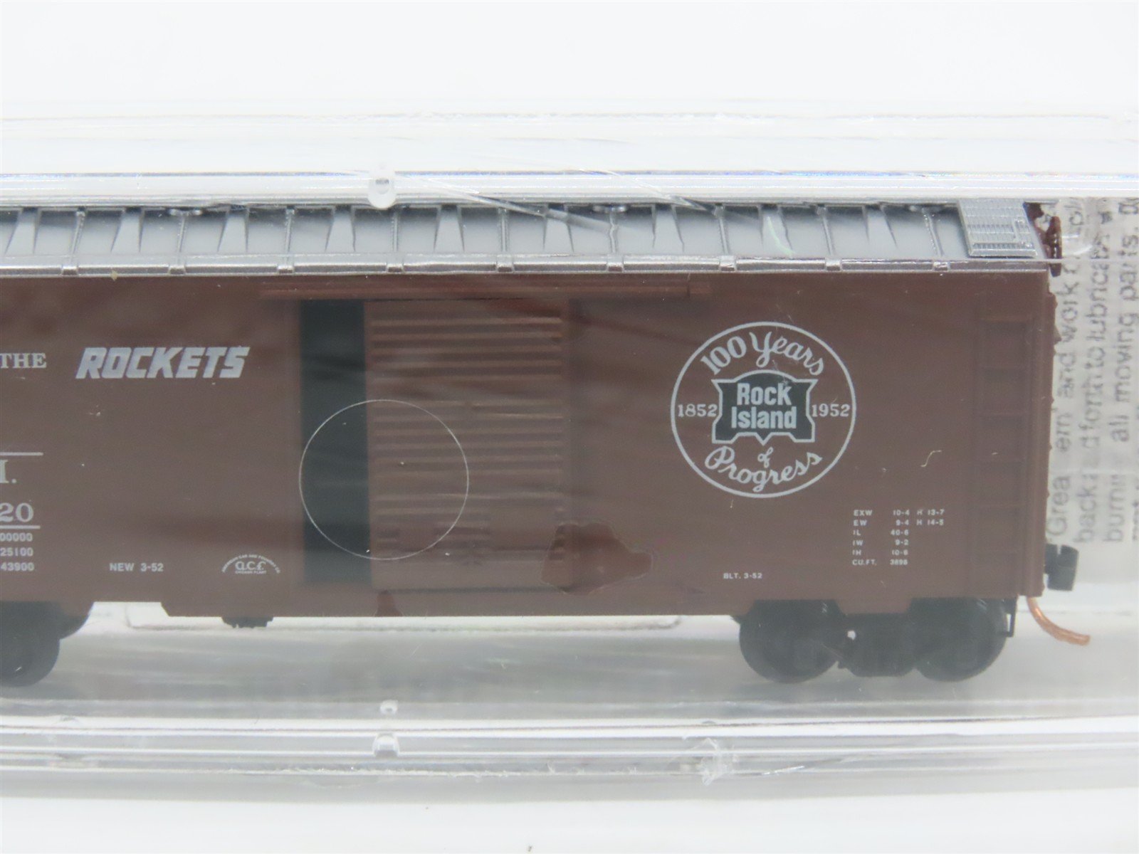 N Scale Micro-Trains MTL 20700 RI Route Of The Rockets 40' Box Car #23220
