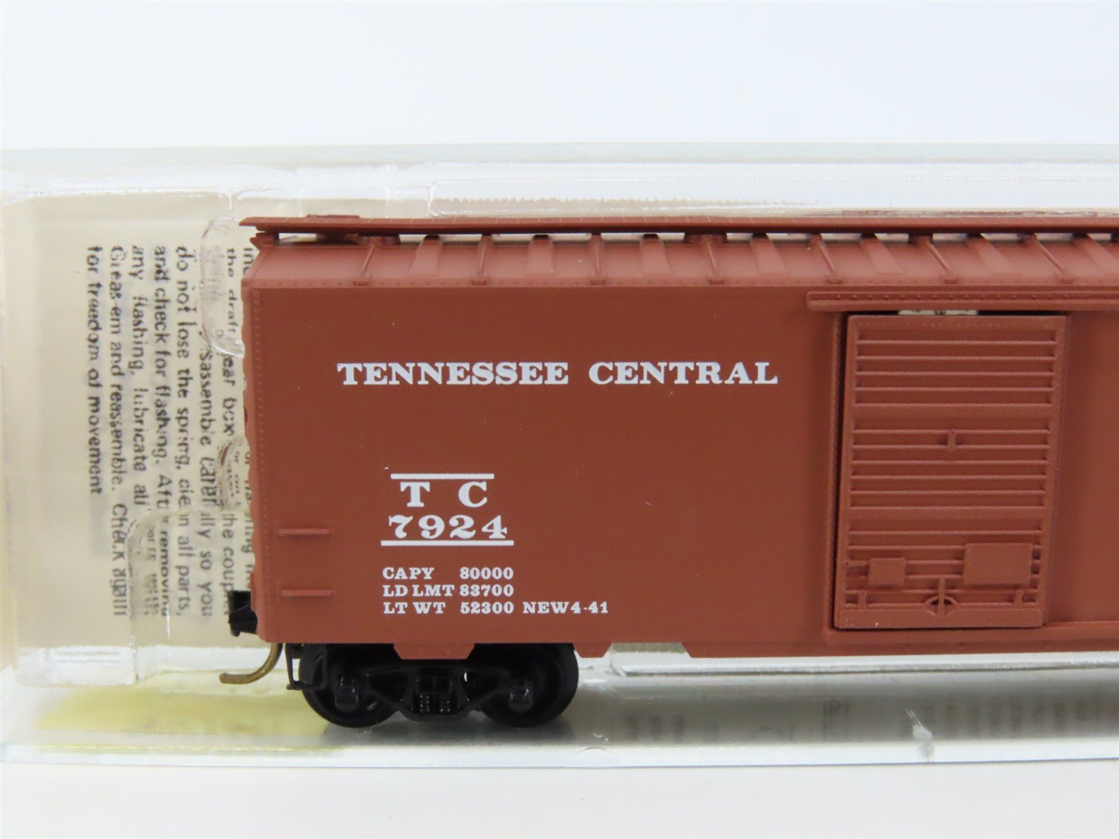 N Scale Kadee Micro-Trains MTL 20720 TC Tennessee Central 40' Box Car #7924