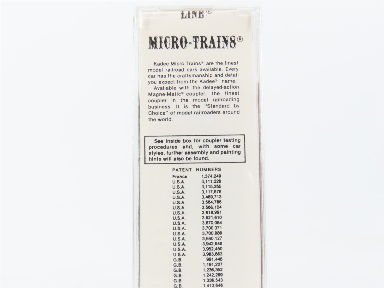 N Scale Kadee Micro-Trains MTL 20720 TC Tennessee Central 40' Box Car #7924