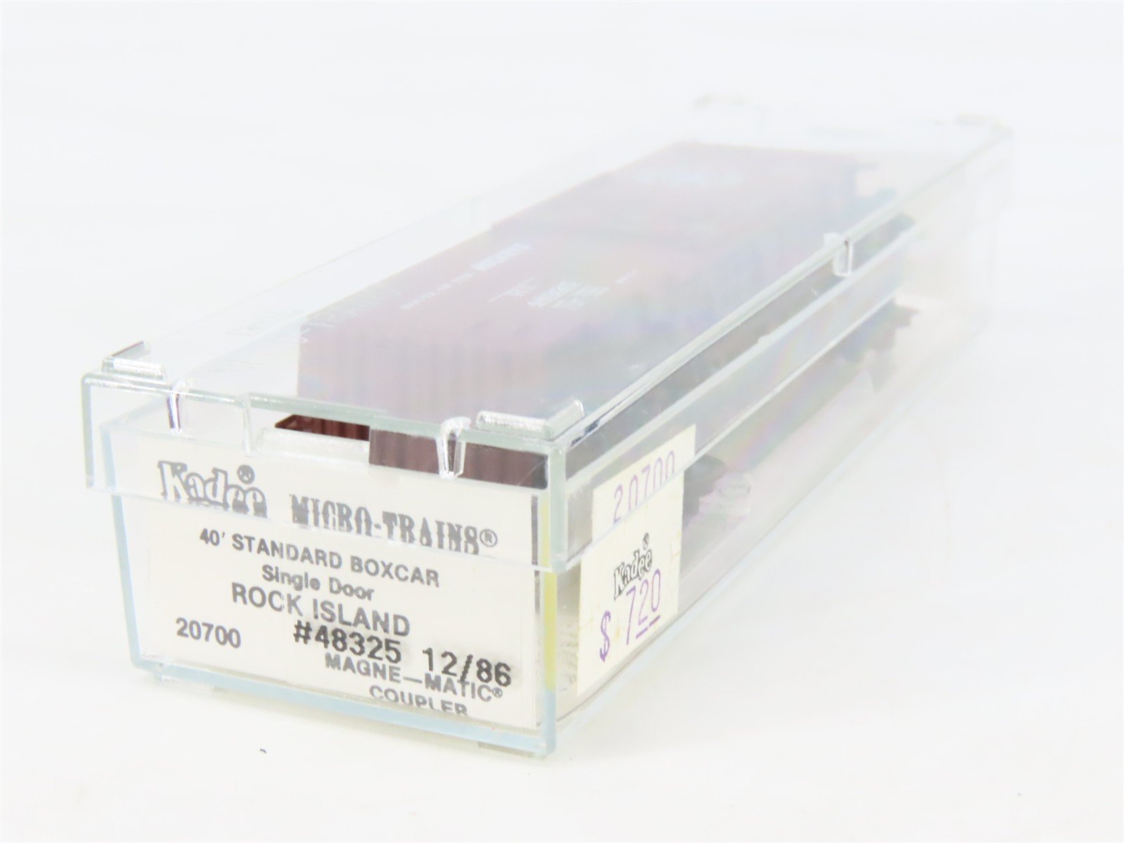 N Scale Kadee Micro-Trains MTL 20700 RI Route Of The Rockets 40' Box Car #48325