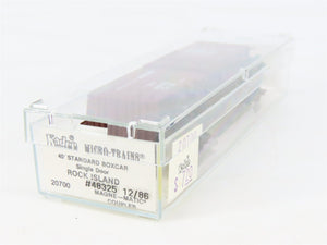 N Scale Kadee Micro-Trains MTL 20700 RI Route Of The Rockets 40' Box Car #48325