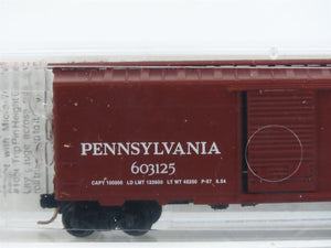 N Scale Micro-Trains MTL 20780 PRR Pennsylvania 40' Single Door Box Car #603125