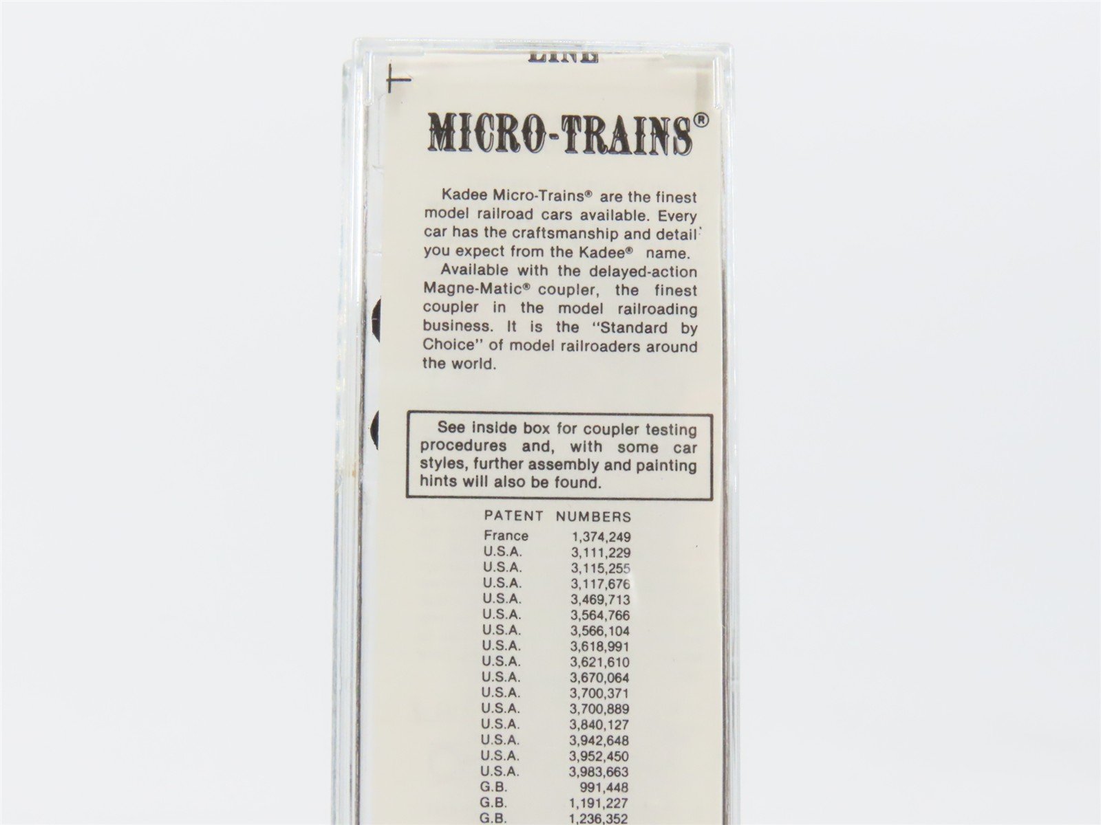 N Kadee Micro-Trains MTL 20800 WP Western Pacific Feather 40' Box Car #19541
