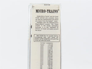 N Kadee Micro-Trains MTL 20800 WP Western Pacific Feather 40' Box Car #19541
