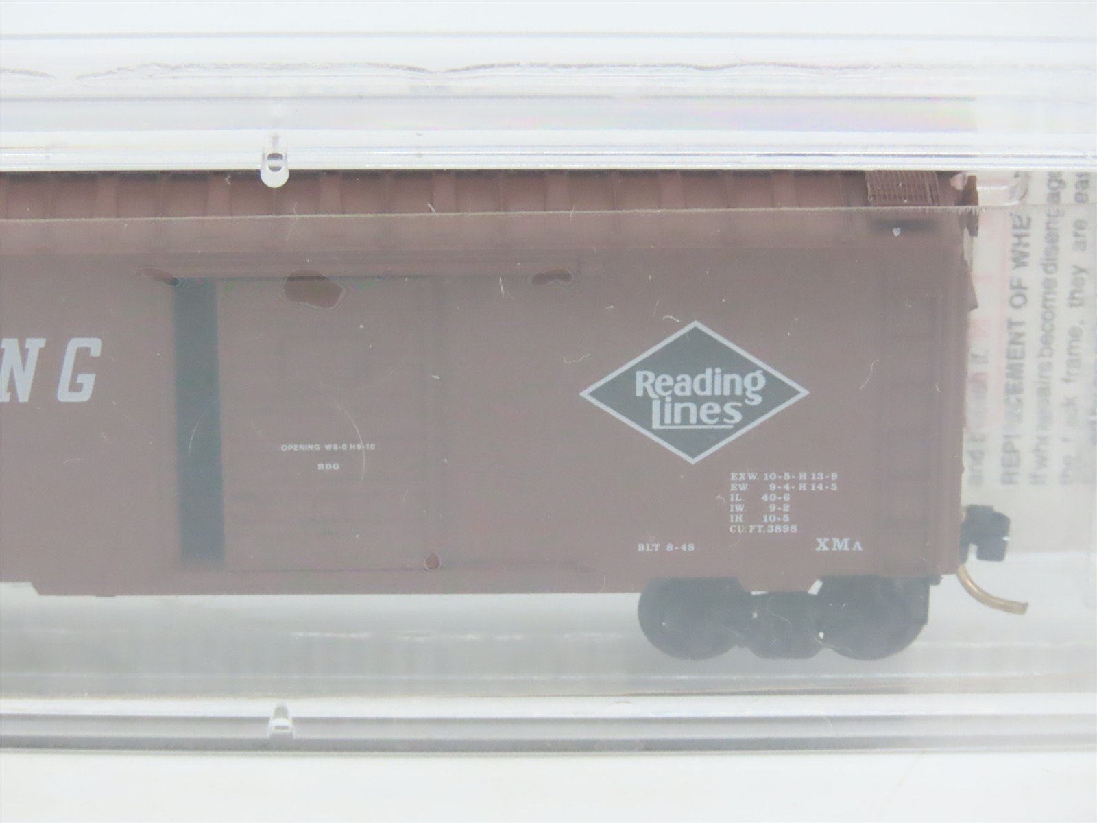 N Scale Micro-Trains MTL 20810 RDG Reading Lines 40' Single Door Box Car #110015