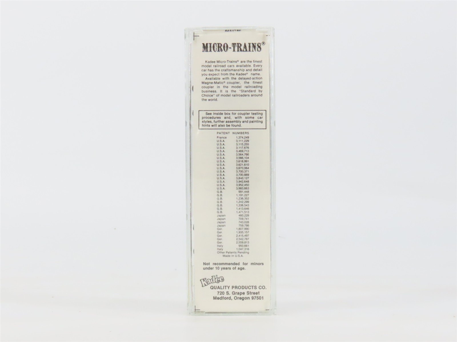 N Kadee Micro-Trains MTL 20820 C&O Chesapeake & Ohio Progress 40' Box Car #2954
