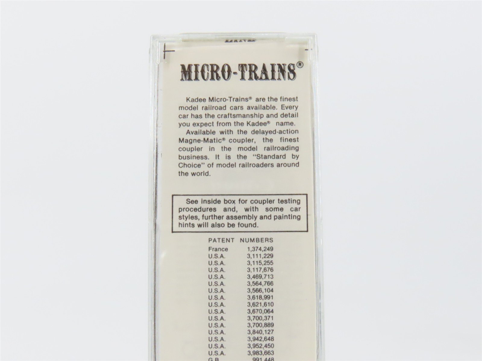 N Kadee Micro-Trains MTL 20820 C&O Chesapeake & Ohio Progress 40' Box Car #2954