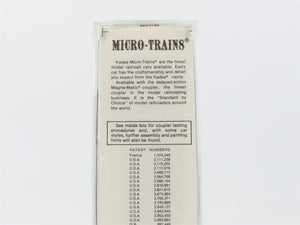 N Kadee Micro-Trains MTL 20820 C&O Chesapeake & Ohio Progress 40' Box Car #2954