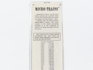 N Scale Kadee Micro-Trains MTL 20770 MON MONON 40' Single Door Box Car #1233