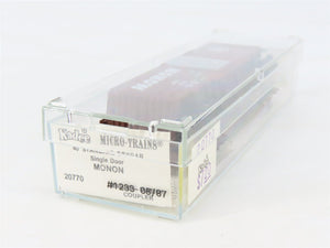 N Scale Kadee Micro-Trains MTL 20770 MON MONON 40' Single Door Box Car #1233