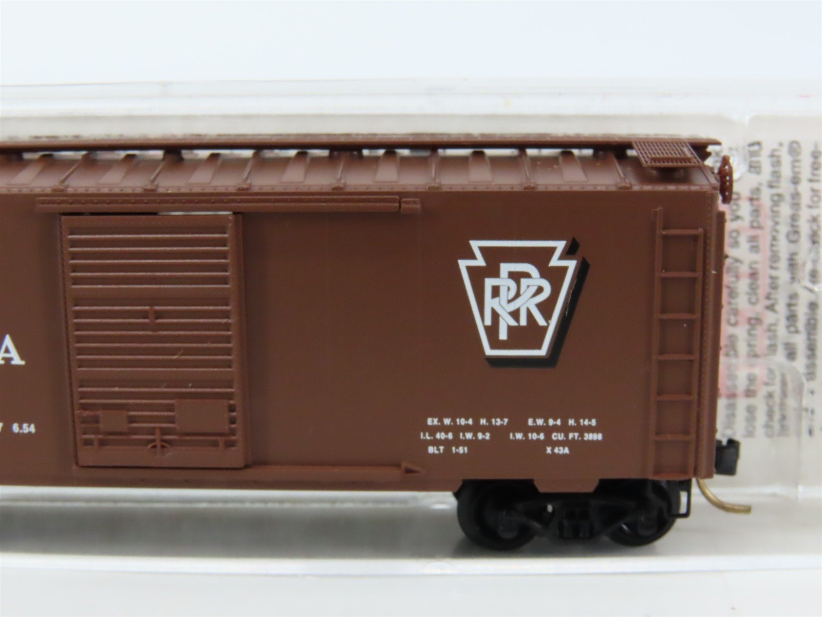 N Scale Micro-Trains MTL 20780 PRR Pennsylvania 40' Single Door Box Car #603116