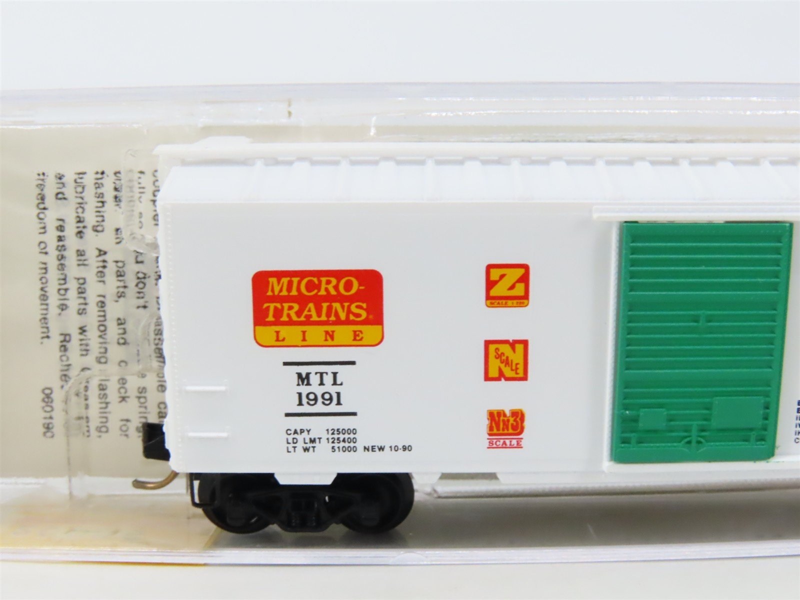 N Scale Micro-Trains MTL 20086 Micro-Trains Line 40' Single Door Box Car #1991