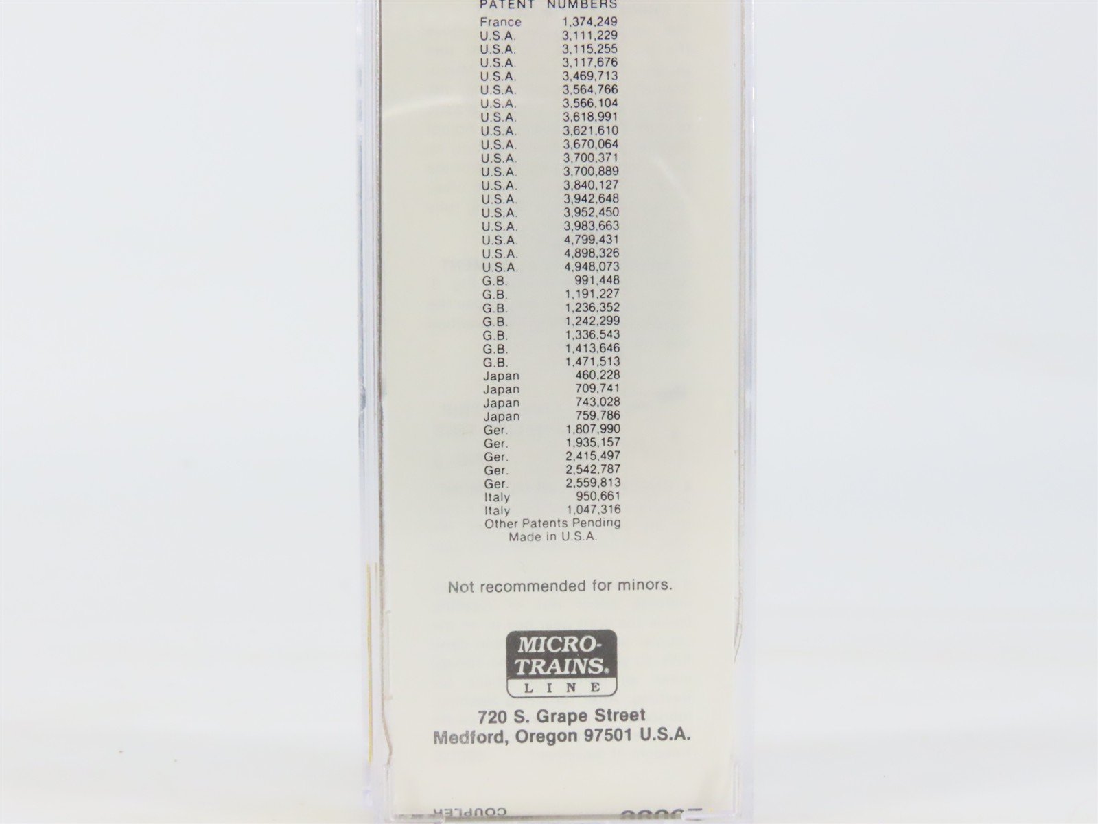 N Scale Micro-Trains MTL 20086 Micro-Trains Line 40' Single Door Box Car #1991