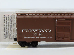 N Scale Micro-Trains MTL 20780/2 PRR Pennsylvania 40' Single Door Boxcar #603120
