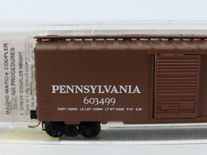 N Scale Micro-Trains MTL 20780/3 PRR Pennsylvania 40' Single Door Boxcar #603499