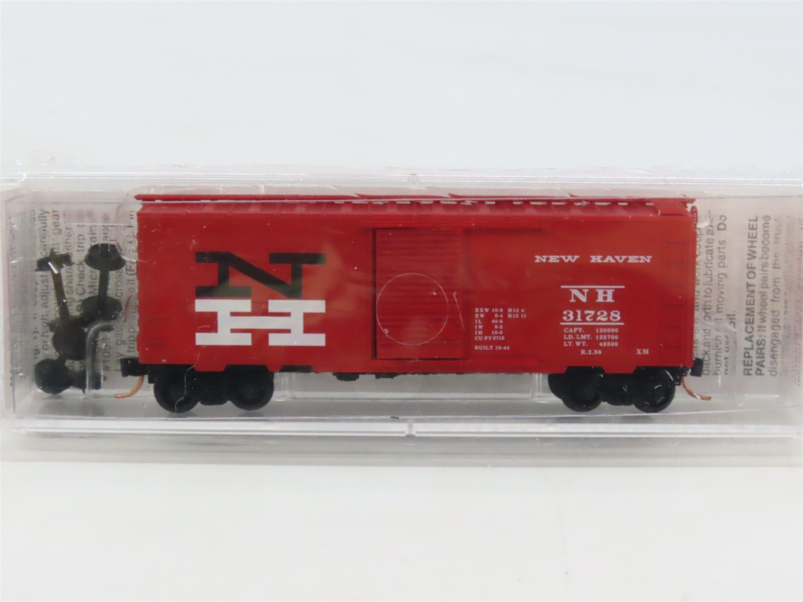 N Scale Micro-Trains MTL 20830 NH New Haven 40' Single Door Box Car #31728