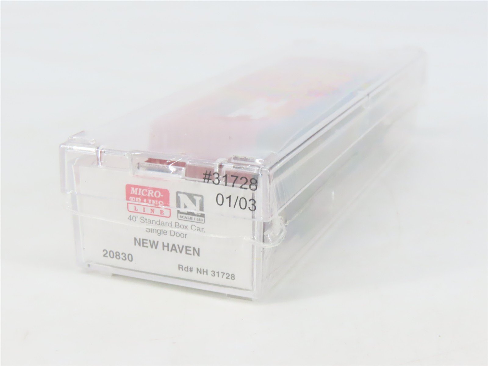 N Scale Micro-Trains MTL 20830 NH New Haven 40' Single Door Box Car #31728
