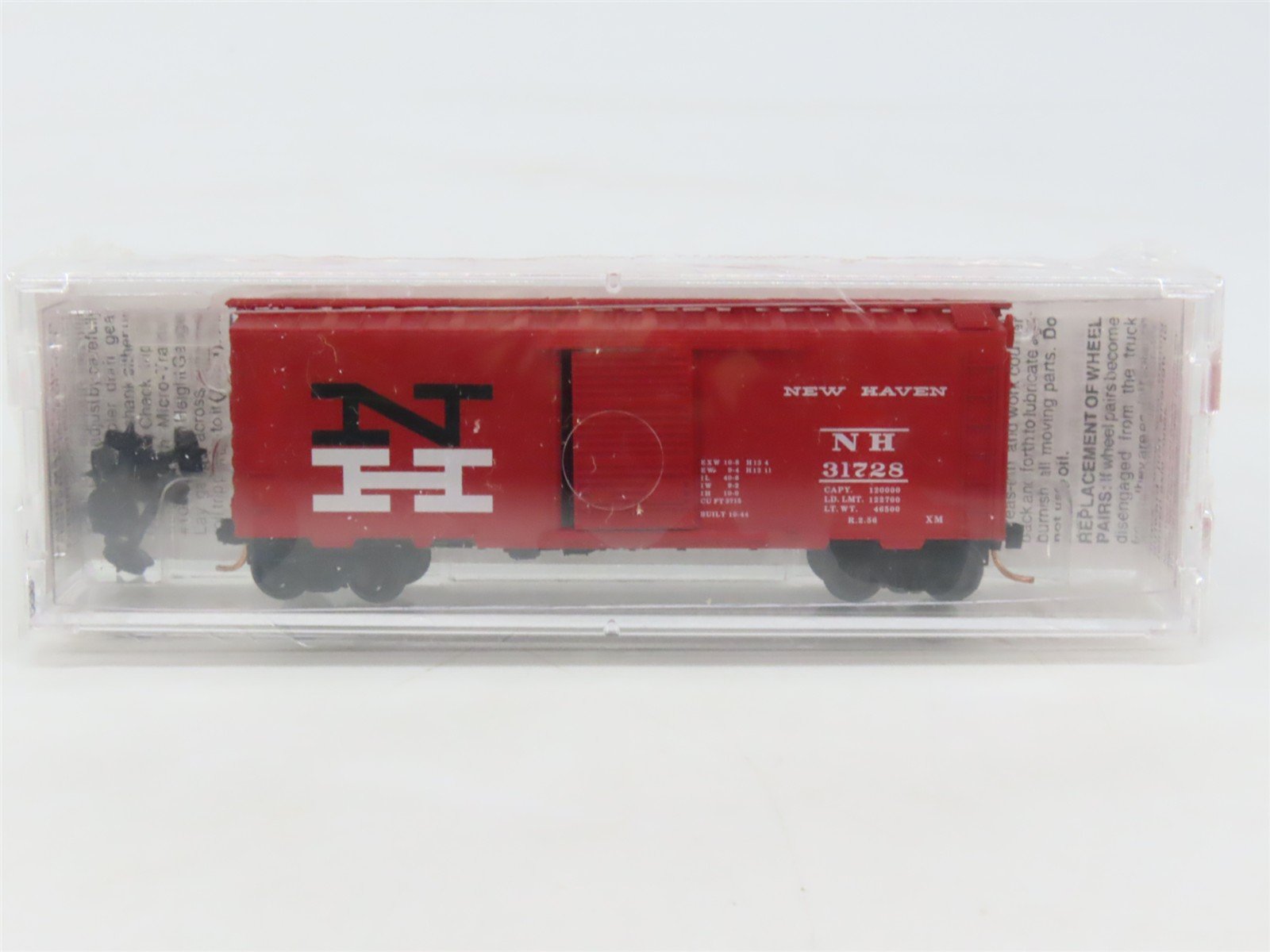 N Scale Micro-Trains MTL 20830 NH New Haven 40' Single Door Box Car #31728