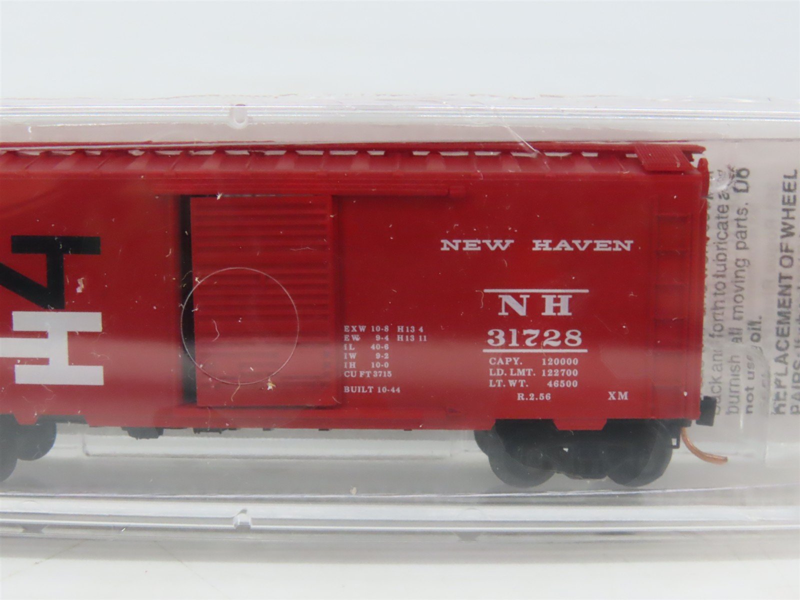 N Scale Micro-Trains MTL 20830 NH New Haven 40' Single Door Box Car #31728