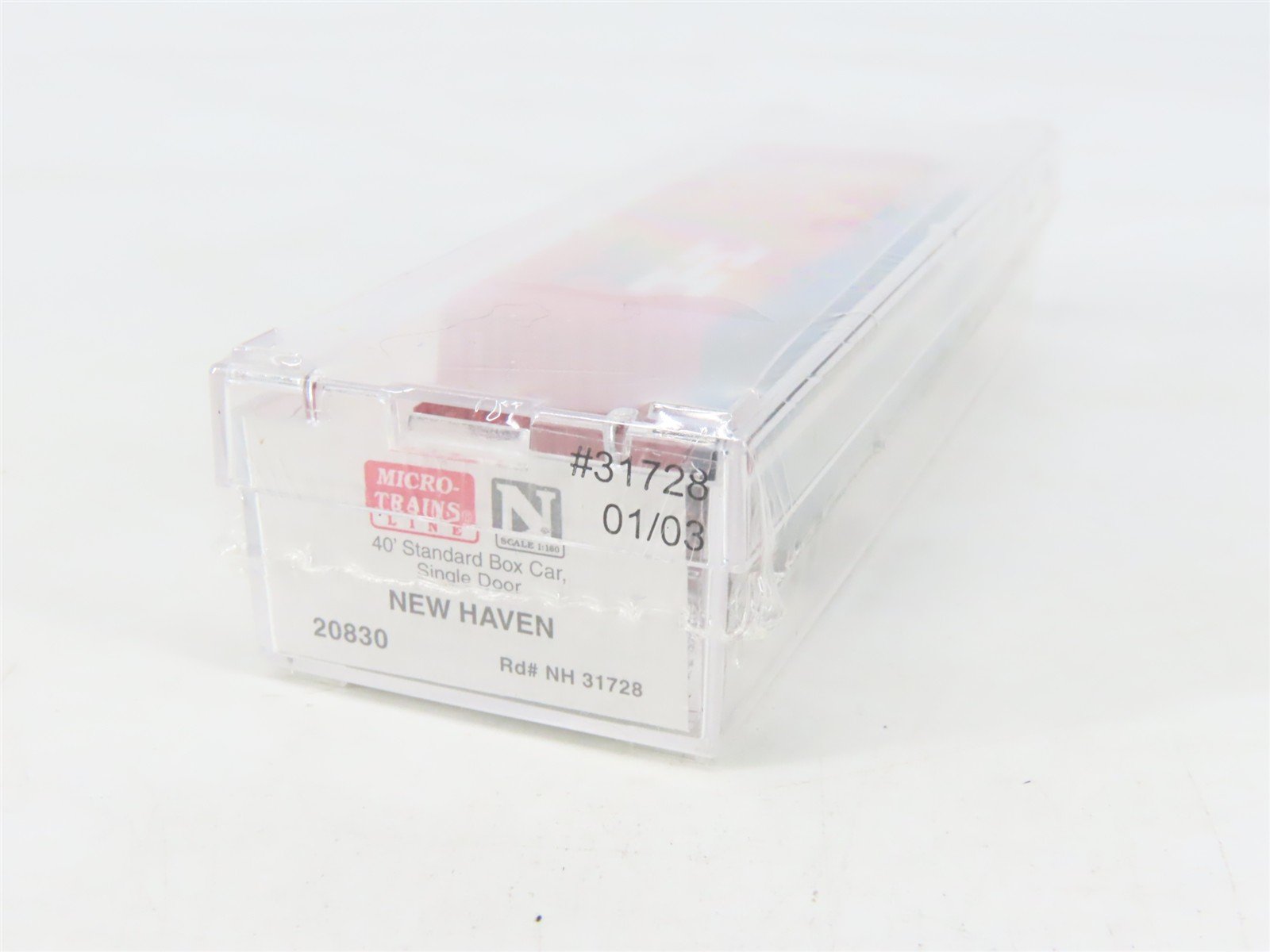 N Scale Micro-Trains MTL 20830 NH New Haven 40' Single Door Box Car #31728