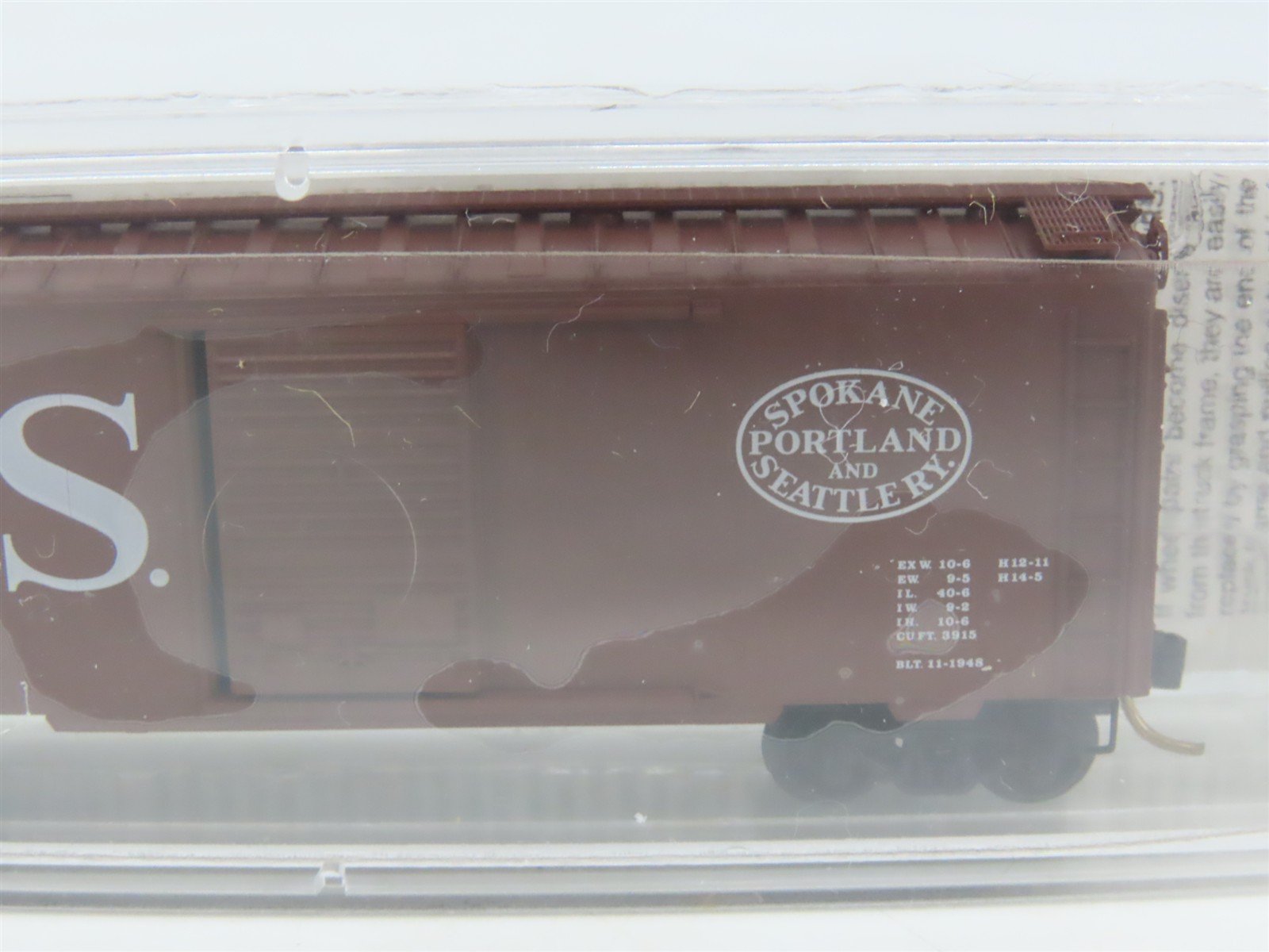 N Scale Micro-Trains MTL 20850 SP&S Spokane Portland & Seattle 40' Boxcar #12218